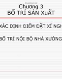 Bài giảng Quản trị sản xuất - Chương 3: Bố trí sản xuất