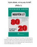 Lệch chênh, vũ trụ này là thế! (Phần 1)