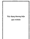 Xây dựng thương hiệu qua website.