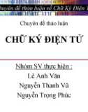 Chữ ký điện tử