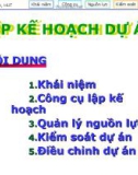 Lập kế hoạch dự án trong hoạt động kinh doanh