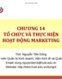 Bài giảng Quản trị marketing: Chương 14 - ThS. Nguyễn Tiến Dũng