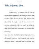 Tiếp thị mục tiêu