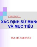 Bài giảng Quản trị chiến lược: Chương 2 - ThS. Hà Anh Tuấn