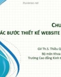 Bài giảng học phần Thiết kế website thương mại điện tử: Chương 2 - ThS. Thiều Quang Trung