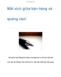 Mắt xích giữa bán hàng và quảng cáo!