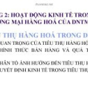 Bài giảng Kinh tế doanh nghiệp thương mại: Chương 2