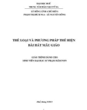 Giáo trình Thể loại và phương pháp thể hiện bài hát mẫu giáo: Phần 1 - Lê Hồng Lĩnh