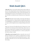 Kinh doanh Q&A