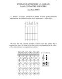 Comment apprendre la guitaresans connaitre ses notes