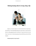 Khủng hoảng tâm lý trong công việc