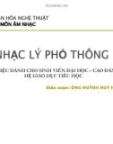 Nhạc lý phổ thông