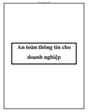 An toàn thông tin cho doanh nghiệp