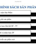 Bải giảng: Chính sách sản phẩm