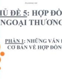 Hợp đồng ngoại thương