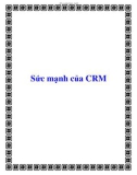 Sức mạnh của CRM