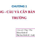 CHƯƠNG 2 CUNG - CẦU VÀ CÂN BẰNG THỊ TRƯỜNG