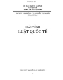 Giáo trình Luật quốc tế: Phần 1 - NXB CAND