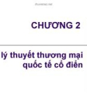 Bài giảng Kinh tế quốc tế: Chương 2 - GV. Phan Y Lan