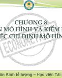 Bài giảng Kinh tế lượng: Chương 8 - Học viện Tài chính