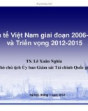 Kinh tế Việt Nam giai đoạn 2006-2011 2006 và Triển vọng 2012-2015 2012