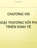 Bài giảng Kinh tế phát triển: Chương 8 - Ths. Lê Huỳnh Mai