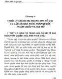 Vấn đề nhà nước pháp quyền và Triết lý chính trị Trung Hoa cổ đại: Phần 2