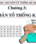 Bài giảng Nguyên lý thống kê kinh tế: Chương 3 - ThS. Huỳnh Huy Hạnh