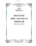 Bài giảng Nguyên lý thống kê - ĐH Phạm Văn Đồng