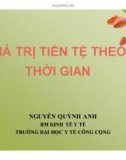 Bài giảng Giá trị tiền tệ theo thời gian - Nguyễn Quỳnh Anh