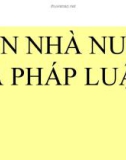 Bài giảng môn nhà nước và pháp luật