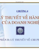 Bài giảng Kinh tế vi mô: Chương 4B - ThS. Võ Thị Thúy Hoa