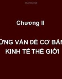 Chương II NHỮNG VẤN ĐỀ CƠ BẢN VỀ KINH TẾ THẾ GIỚI