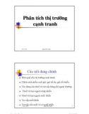 Bài giảng Kinh tế vi mô: Phân tích thị trường cạnh tranh - Đặng Văn Thanh