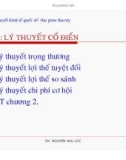 Bài giảng Kinh tế quốc tế: Chương 2 - GV. Nguyễn Hữu Lộc