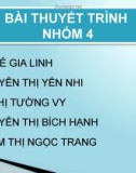 Bài thuyết trình kinh tế quốc tế - Chế độ tối huệ quốc