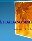 Bài giảng Luật đa dạng sinh học - Vũ Thị Bích Huyền