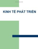 Kinh tế phát triển - Chương 1