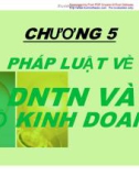 Chương 5: Pháp luật về DNTN và hộ kinh doanh