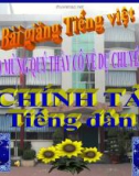 Slide bài Chính tả: Nghe, viết: Tiếng đàn - Tiếng việt 3 - GV.N.Tấn Tài