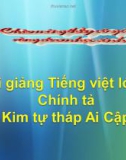 Slide bài Chính tả Nghe, viết: Kim tự tháp Ai Cập - Tiếng việt 4 - GV.Lâm Ngọc Hoa