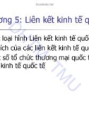 Bài giảng Kinh tế quốc tế 2: Chương 5 – ĐH Thương mại