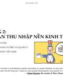 Bài giảng Kinh tế vĩ mô - Lý thuyết và thảo luận chính sách: Bài 2 - Đỗ Thiên Anh Tuấn