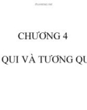 Bài giảng Nguyên lý thống kê kinh tế - Chương 4