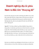 Doanh nghiệp địa ốc phía Nam ra Bắc tìm 'thượng đế'