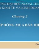 Tài liệu về hợp đồng mua bán hàng hóa quốc tế