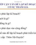 Lập kế hoạch thôn xã