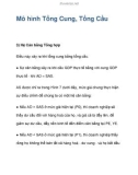 Tài liệu Mô hình Tổng Cung, Tổng Cầu