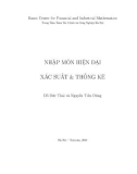 NHẬP MÔN HIỆN ĐẠI XÁC SUẤT & THỐNG KÊ