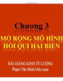 Bài giảng Kinh tế lượng: Chương 3 - Th.S Phạm Văn Minh